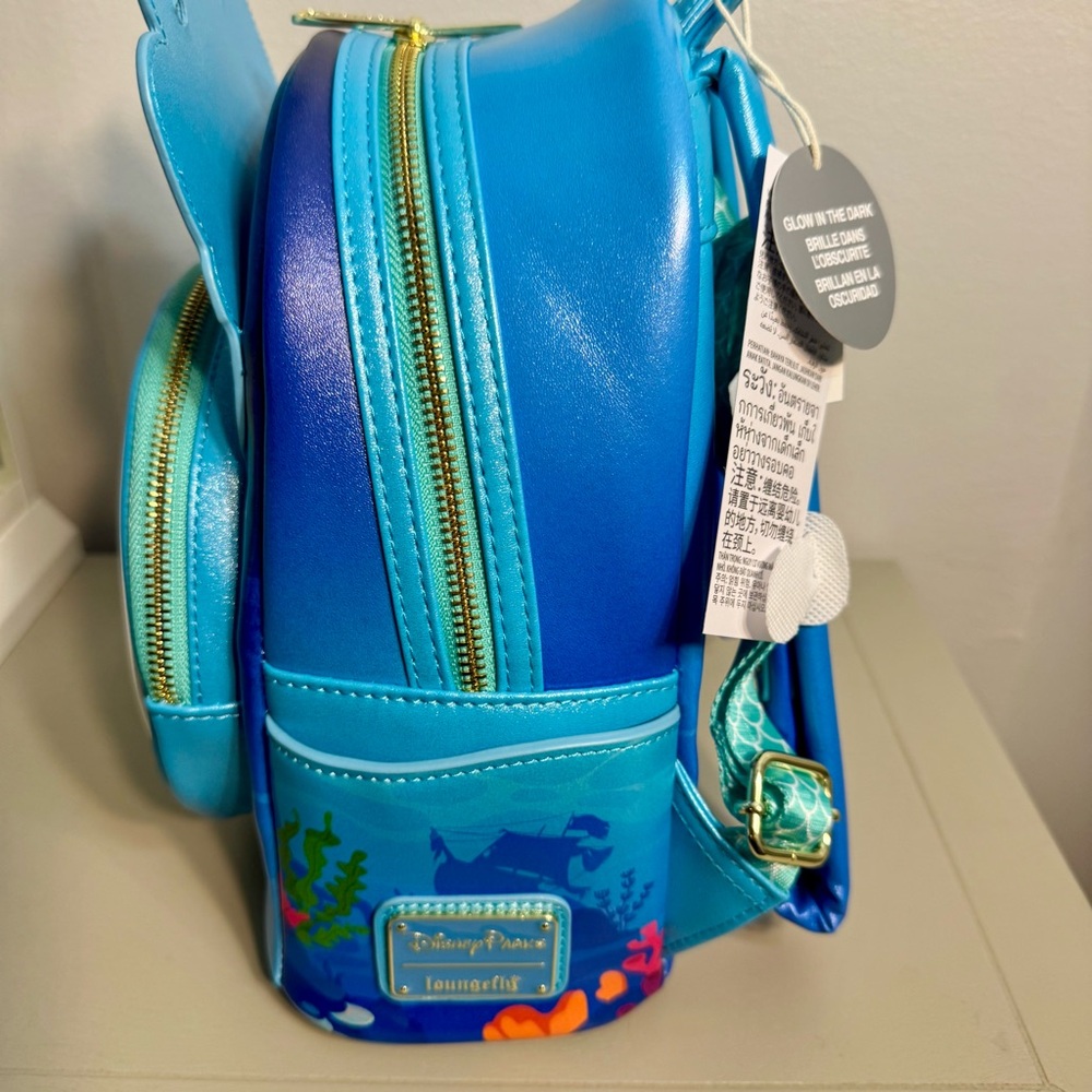 NWT. Loungefly Disney The Little Mermaid 35th Anniversary backpack - Picture 9 of 13
